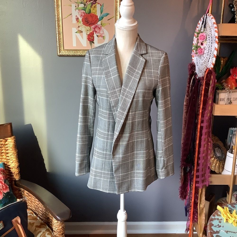 H&M Plaid Jacket - Picture 2 of 4